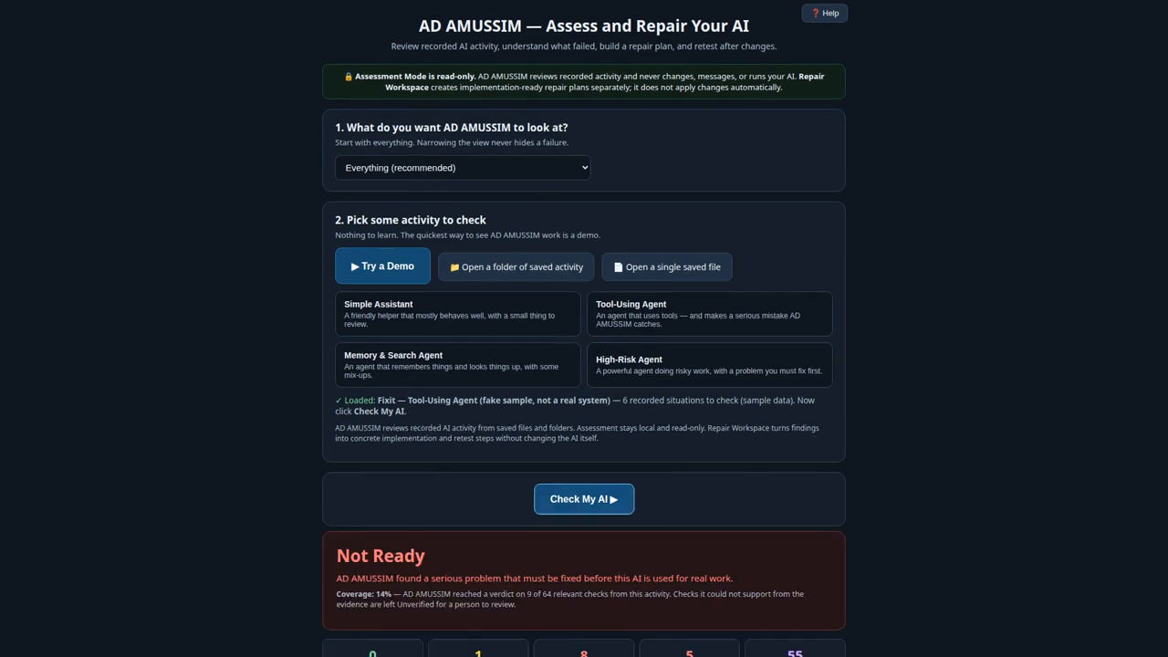 AD AMUSSIM See what actually happened screenshot